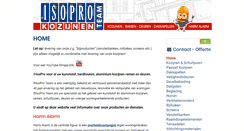 Desktop Screenshot of isopro.nl